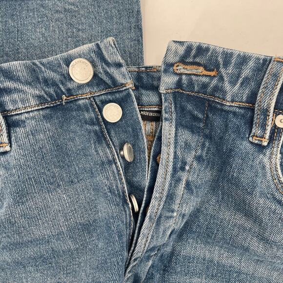 BLANK NYC Jeans Size 29 The Baxter Denim NWT Ribcage Straight Leg Distressed - Picture 7 of 16